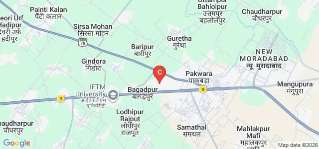 Teerthanker Mahaveer College of Nursing, Moradabad Map
