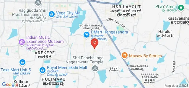 Loraa Business Academy, Bangalore Map