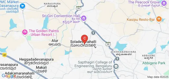 Acharya School of Management, Bangalore Map