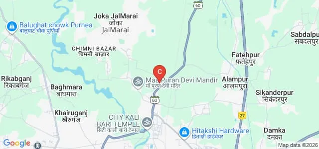 Bhola Paswan Shastri Agricultural College, Purnea Map