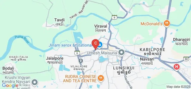 Dinshaw Daboo Law College, Navsari Map