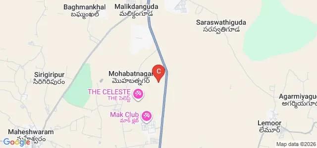 Poojya Sri Madhavananji College of Education, Ranga Reddy Map