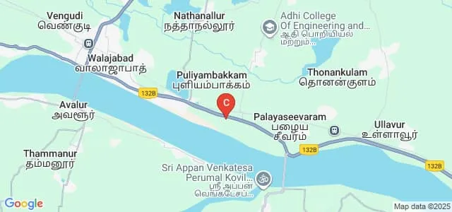 Lord Venkateshwaraa Engineering College, Kancheepuram Map