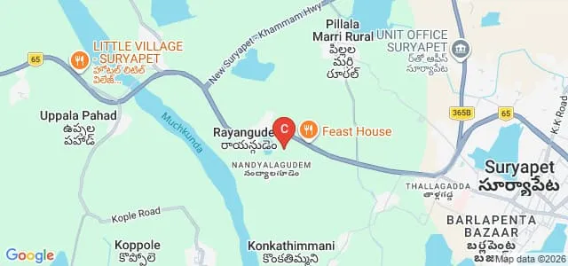 VC College of Education, Suryapet Map