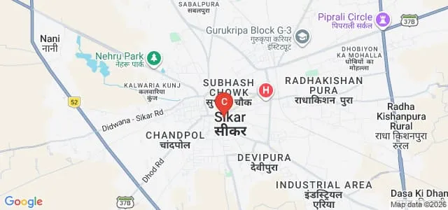 Vishwa Bharti Shiksha Shastri College, Sikar Map