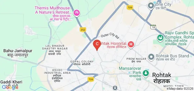 Indraprastha College of Education, Rohtak Map