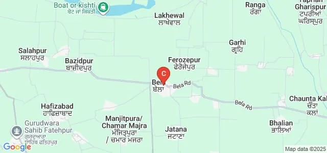 Amar Shaheed Baba Ajit Singh Jujhar Singh Memorial Diploma College of Pharmacy, Ropar Map