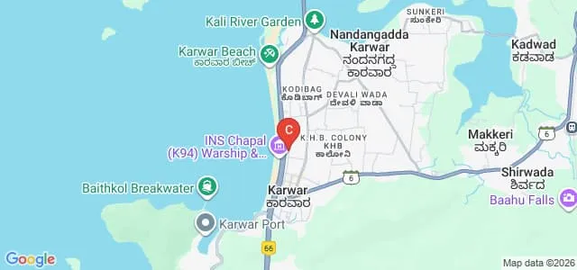 Kamadhenu BCA College, Karwar Map