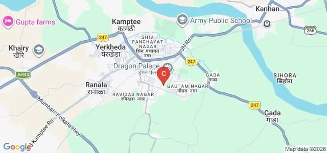 Shri Madhaorao Wankhade Sharirik Shikshan Mahavidyalaya, Nagpur Map
