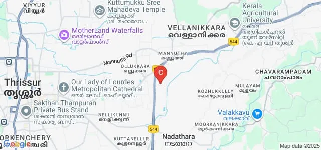 Don Bosco College, Thrissur Map