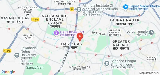 National Institute of Public Cooperation and Child Development, New Delhi Map