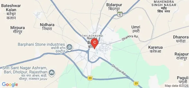 Brajesh Mahila Shikshak Prashikshan Mahavidhyalaya, Dholpur Map