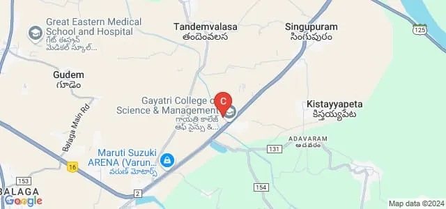 Gayatri College of Science and Management, Srikakulam Map