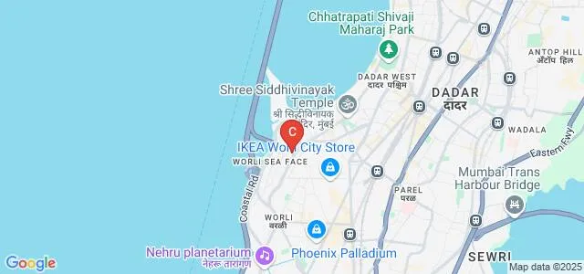 Sasmira's Institute of Design and Textiles, Mumbai Map