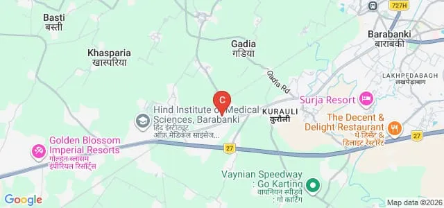 Dr KNS Memorial Institute of Medical Sciences, Barabanki Map