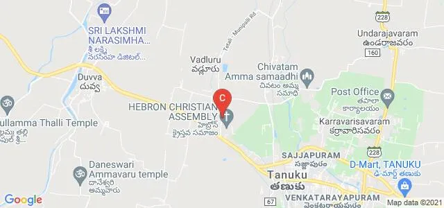Sreeramulu Institute of Technology, Tanuku Map