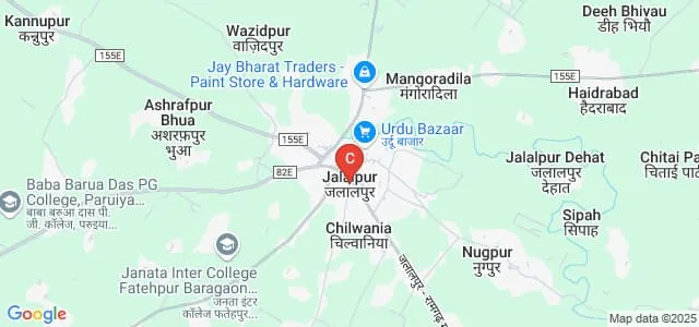 Mahaveer Prasad Smarak Mahila Mahavidyalaya, Ambedkar Nagar Map