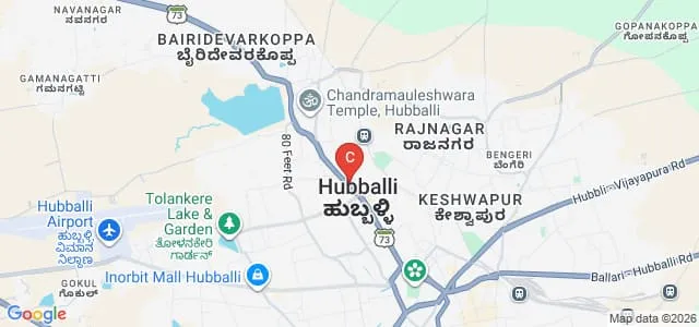 KLE College of Pharmacy, Hubli Map