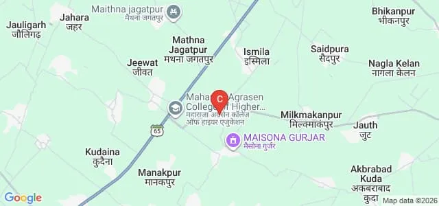 Maharaja Agrasen College of Pharmacy, Bulandshahar Map