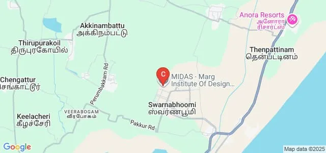 MARG Institute of Design and Architecture, Kanchipuram Map