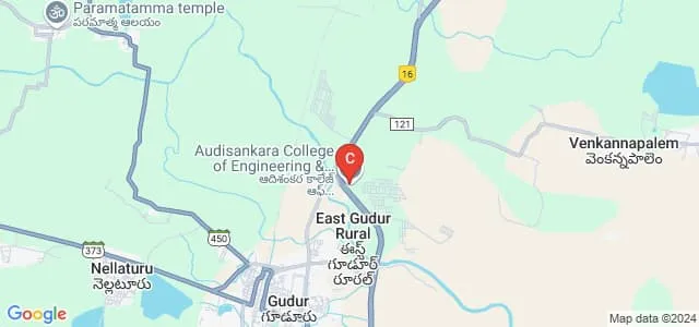 Audisankara College of Engineering for Women, Gudur Map
