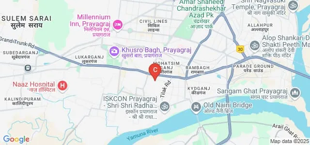 Rajarshi Tandon Mahila Mahavidyalaya, Allahabad Map