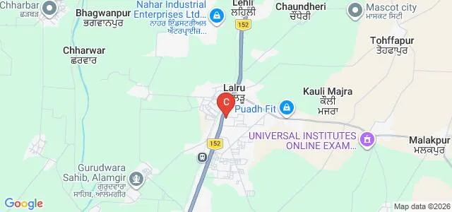 Universal College of Education, Mohali Map