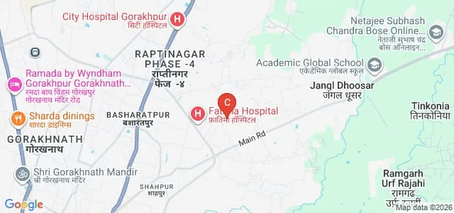 Vimal Mahila Mahavidyalaya, Gorakhpur Map