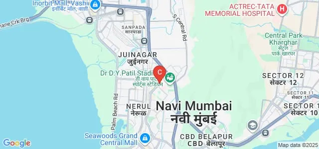 SIES College of Management Studies, Navi Mumbai Map