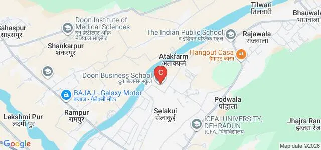 Doon School of Pharmacy and Research, DBS Global University, Dehradun Map