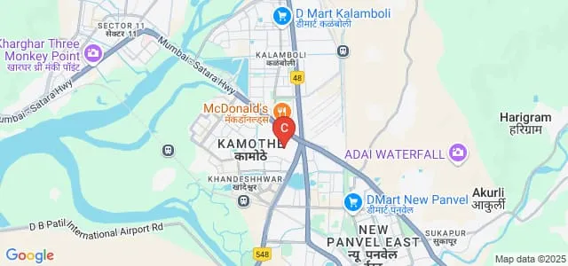 MGM School of Physiotherapy, Navi Mumbai Map