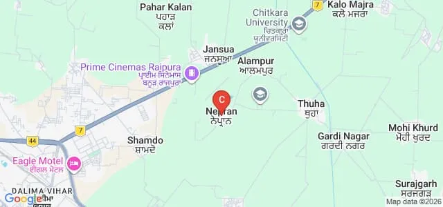 Aryans College of Engineering, Patiala Map