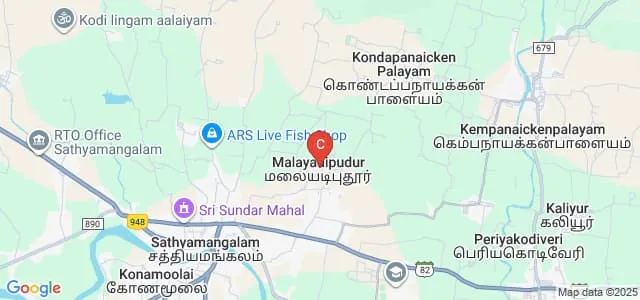 Government Arts And Science College, Sathyamangalam Map