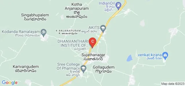 Dhanvanthari Institute of Management Sciences, Kothagudem Map