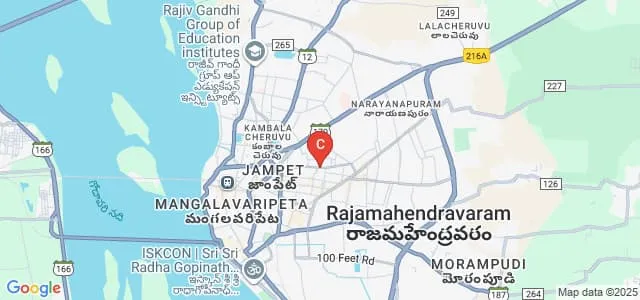 Veeravalli College of Law, Rajahmundry Map