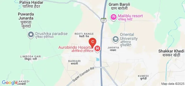 Lakshmi Narain College of Technology, Indore Map