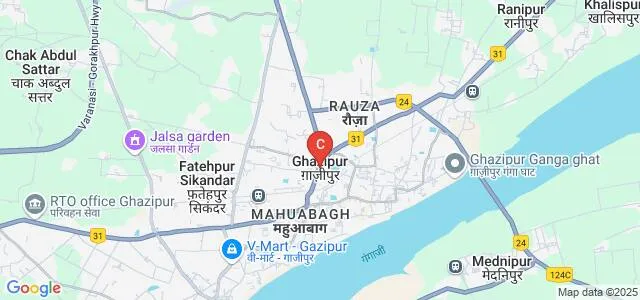 Baba Gajjan Das Balika Mahavidyalaya, Ghazipur Map
