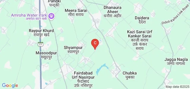 Abdul Razzaq Degree College, Amroha Map