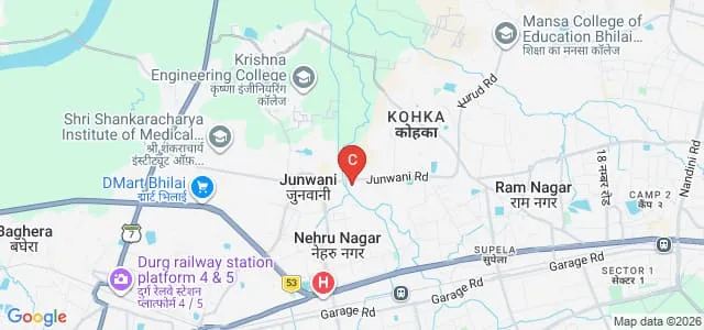 MJ College, Bhilai Map