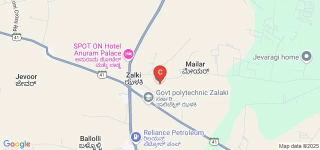 Basav Engineering School of Technology, Zalki Map