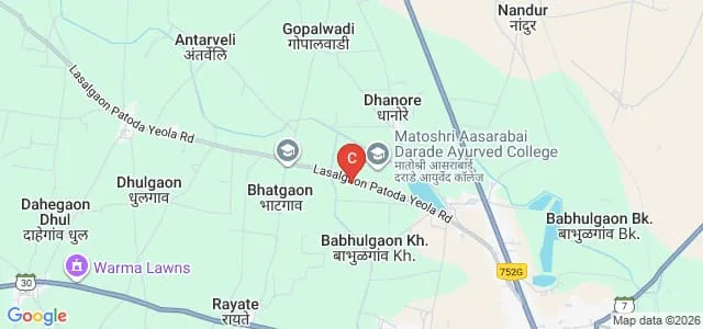 MABD College of Pharmacy, Babhulagaon Map