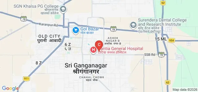MBM B Ed College, Sri Ganganagar Map