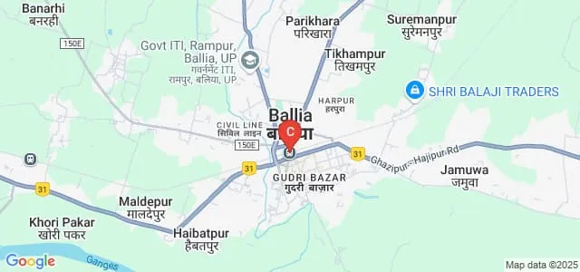 Dr Ram Manohar Lohiya Subedar Mahavidyalaya, Ballia Map