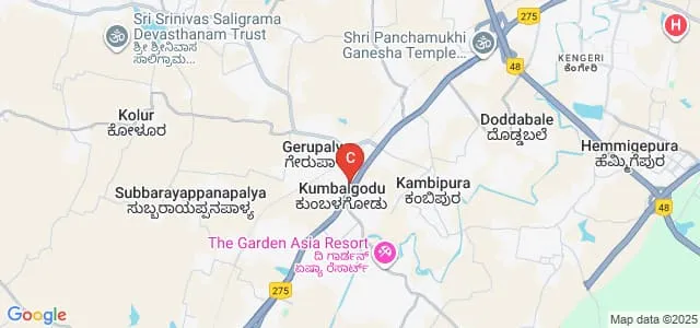 Don Bosco Institute of Bio-Sciences and Management Studies, Kumbalagodu Map