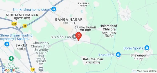 Institute of Advanced Management and Technology, Meerut Map
