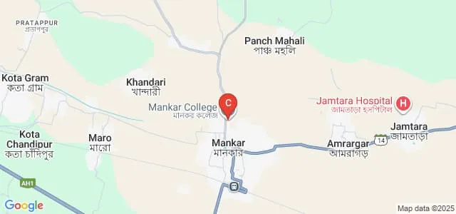 Mankar College, Burdwan Map