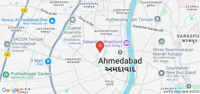 GLS Shailesh R Parikh Institute of Computer Technology, Ahmedabad Map