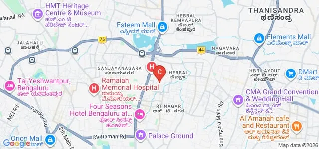 Atria Institute of Technology, Bangalore Map