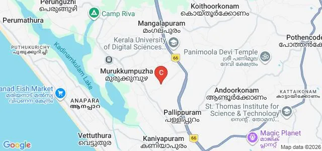 Asian School of Business, Trivandrum Map