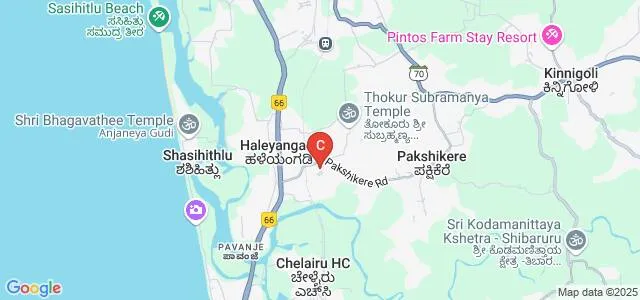 Government First Grade College, Haleangady Map
